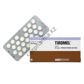 Лиотиронин Tiromel 1 таблетка 25мкг (100 таблеток)