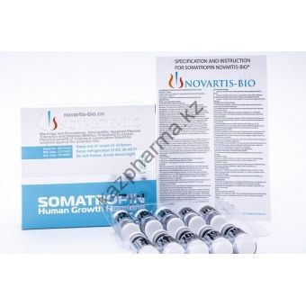 Гормон Роста Novartis Bio Somatropin 10 флаконов по 10 ед - Акколь