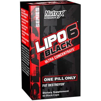 Жиросжигатель LIPO 6 Black Nutrex (60 капсул) - Акколь