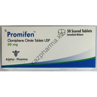 Promifen (Кломид) Alpha Pharma 50 таблеток (1таб 50 мг) - Акколь