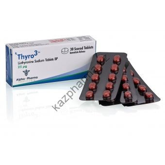 Thyro3 (Трийодтиронин) Т3 Alpha Pharma 30 таблеток (1таб 25 мкг) - Акколь