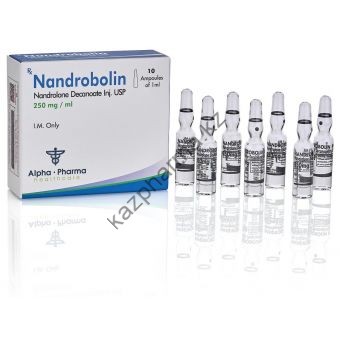 Nandrobolin (Дека, Нандролон деканоат) Alpha Pharma 10 ампул по 1мл (1амп 250 мг) - Акколь