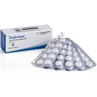 Oxydrolone (Оксиметолон, Анаполон) Alpha Pharma 50 таблеток (1таб 50 мг) - Акколь