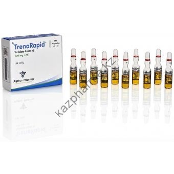 Тренболон ацетат Alpha Pharma (TrenaRapid) 10 ампул по 1мл (1амп 100 мг) - Акколь