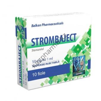 Станозолол, Винстрол Balkan Strombaject aqua 10 ампул по 1мл (1амп 50 мг) - Акколь