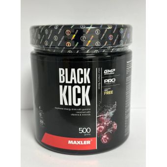 Изотоник Maxler Black Kick 500 грамм (17 порц) Акколь