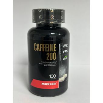 Кофеин Maxler 100 таблеток по 200 мг Акколь