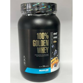 Протеин Maxler 100% Golden Whey 2 Ibs 908 грамм (27 порц) Акколь