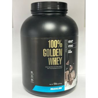 Протеин Maxler 100% Golden Whey 5 Ibs 2270 грамм (68 порц) Акколь