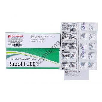 Модафинил Rapofil 200 10 таблеток (1таб/200 мг) - Акколь