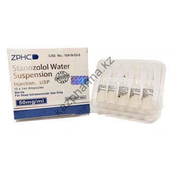 Винстрол ZPHC (Stanozolol Suspension) 10 ампул по 1мл (1амп 50 мг) - Акколь