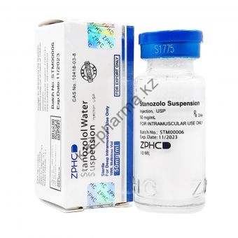 Станозолол жидкий ZPHC (Stanozolol Suspension)  балон 10 мл (50 мг/1 мл) - Акколь