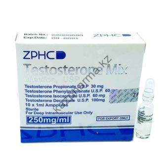 Сустанон ZPHC (Testosterone Mix) 10 ампул по 1мл (1амп 250 мг) - Акколь