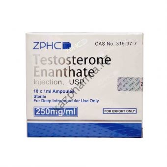 Тестостерон энантат ZPHC (Testosterone Enanthate) 10 ампул по 1мл (1амп 250 мг/1 мл) - Акколь